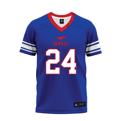 SMU - NCAA Football : Izayah Young - Premium Football Jersey-0
