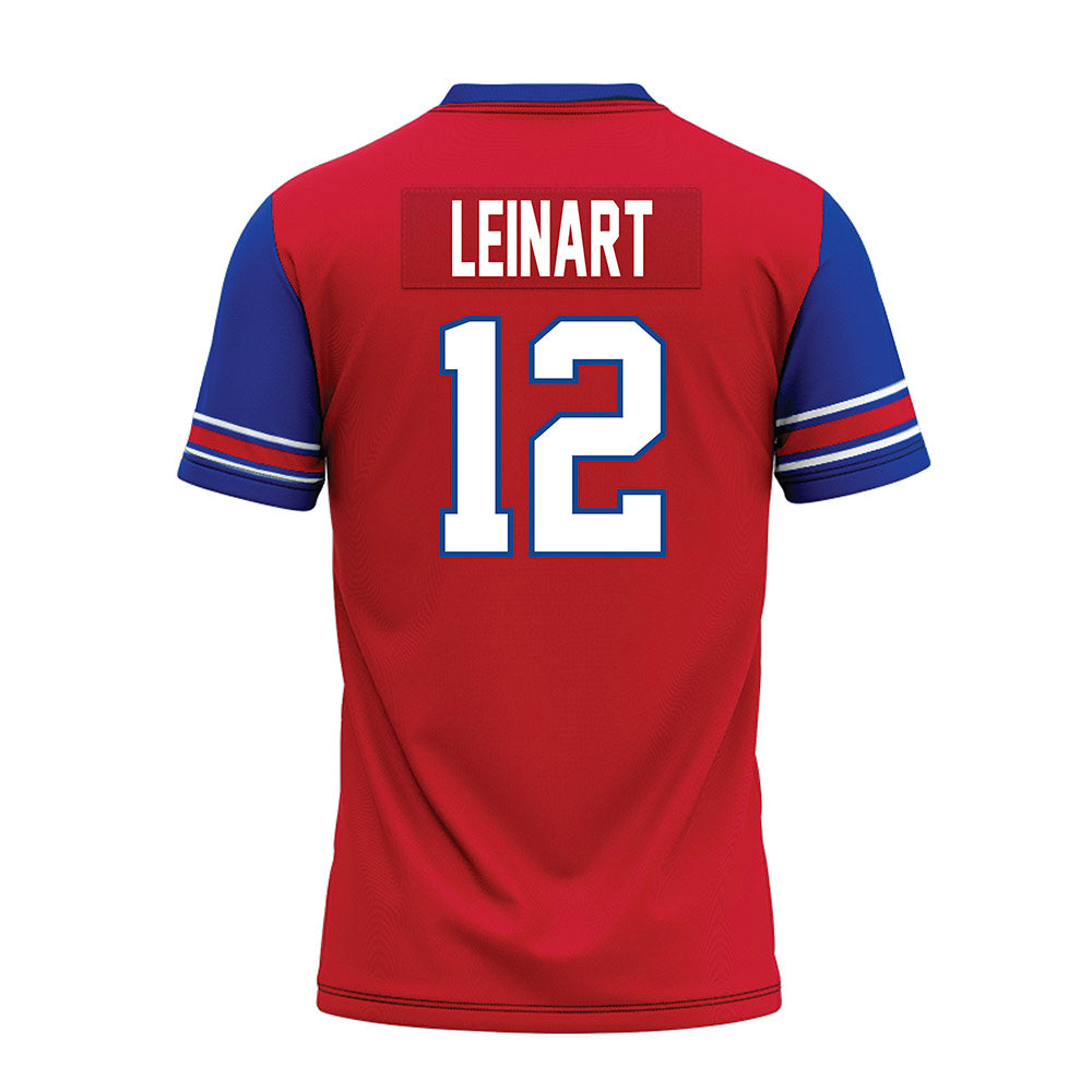 SMU - NCAA Football : Cole Leinart - Red Premium Football Jersey-1