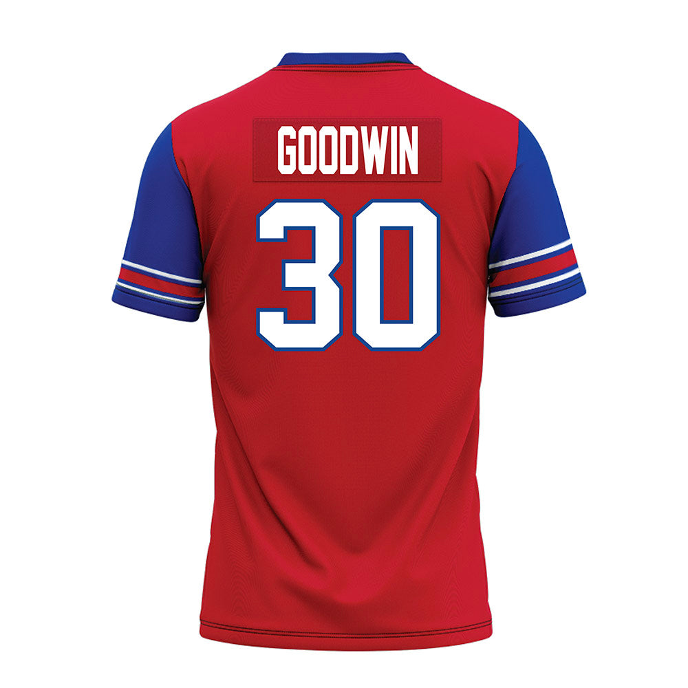 SMU - NCAA Football : Kenneth Goodwin - Red Premium Football Jersey-1