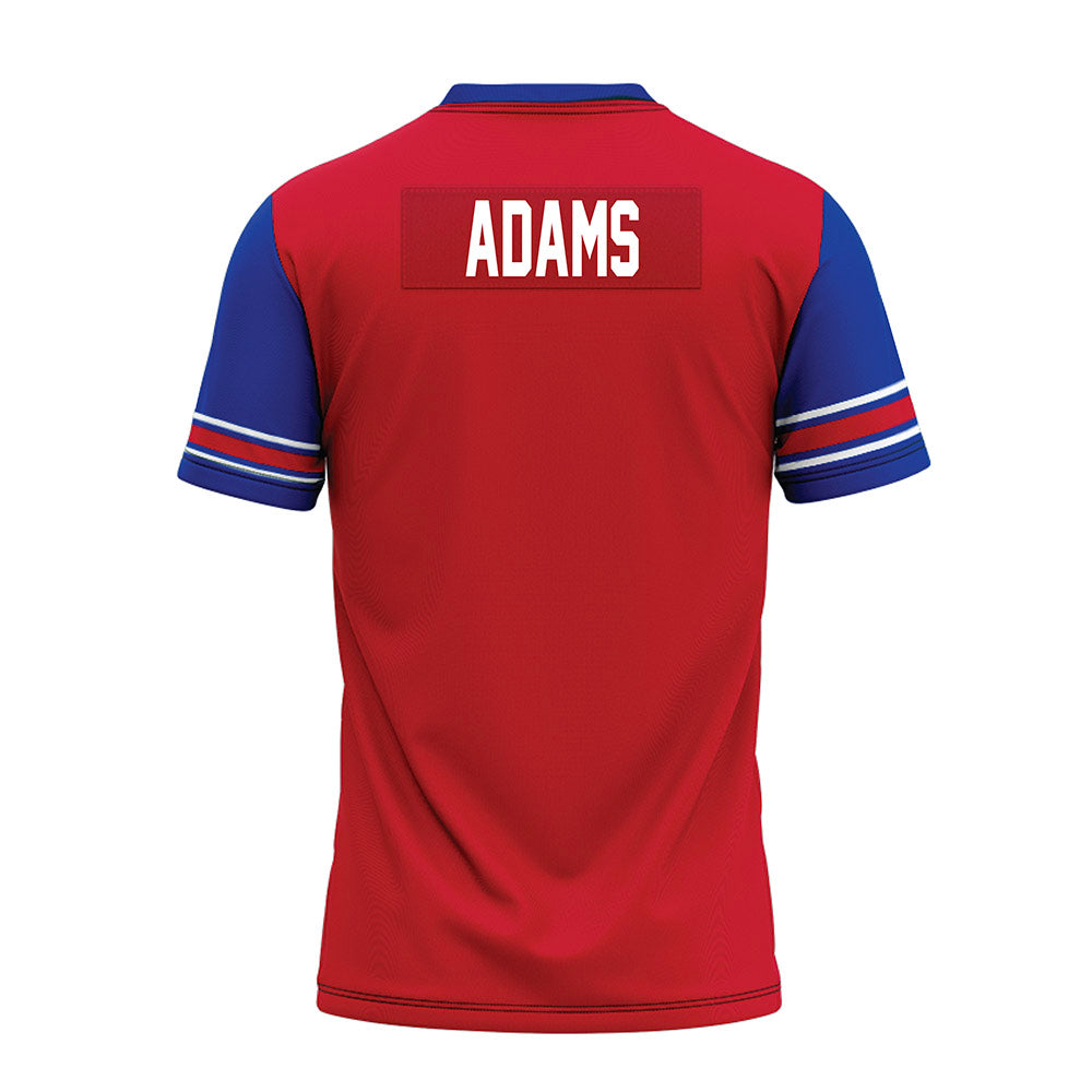 SMU - NCAA Football : Jordyn Adams - Red Premium Football Jersey-1