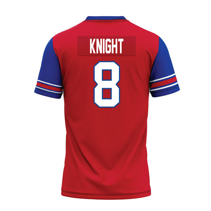 SMU - NCAA Football : Yamir Knight - Red Premium Football Jersey-1