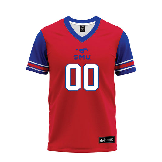 SMU - NCAA Football : Wyat Smith - Red Premium Football Jersey-0