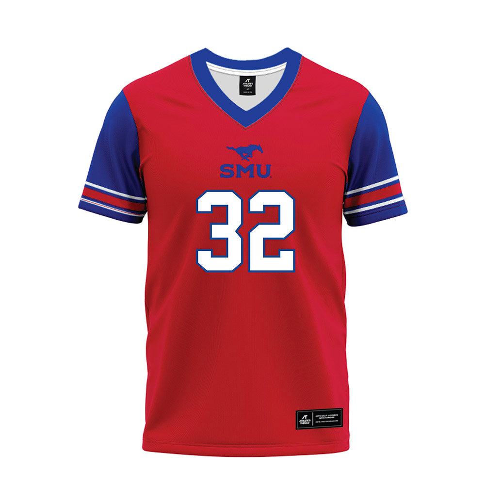 SMU - NCAA Football : Jamal Anderson - Red Premium Football Jersey-0