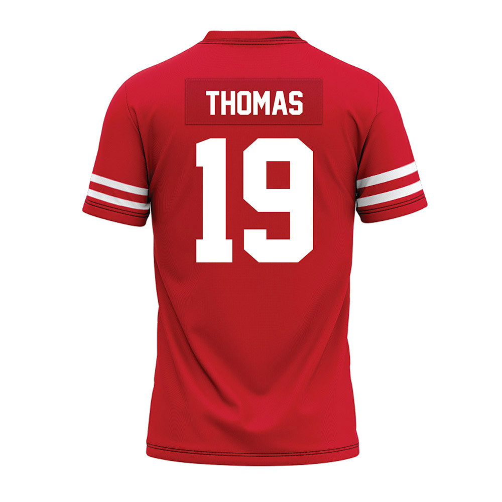 Houston - NCAA Football : Kaleb Thomas - Red Premium Football Jersey-1