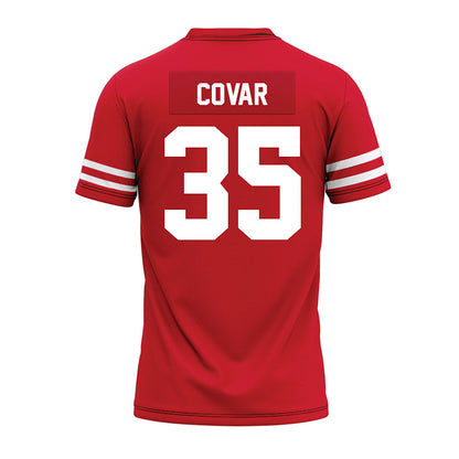 Houston - NCAA Football : Tyler Covar - Red Premium Football Jersey-1