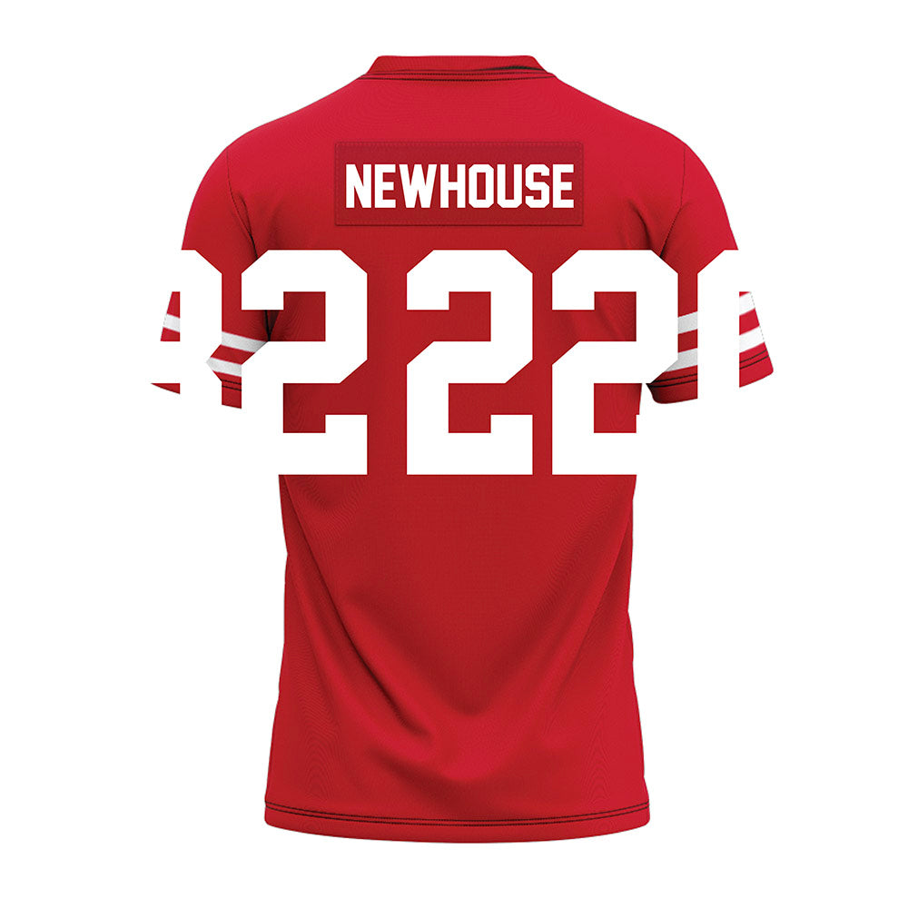 Houston - NCAA Football : Jack Newhouse - Red Premium Football Jersey-1