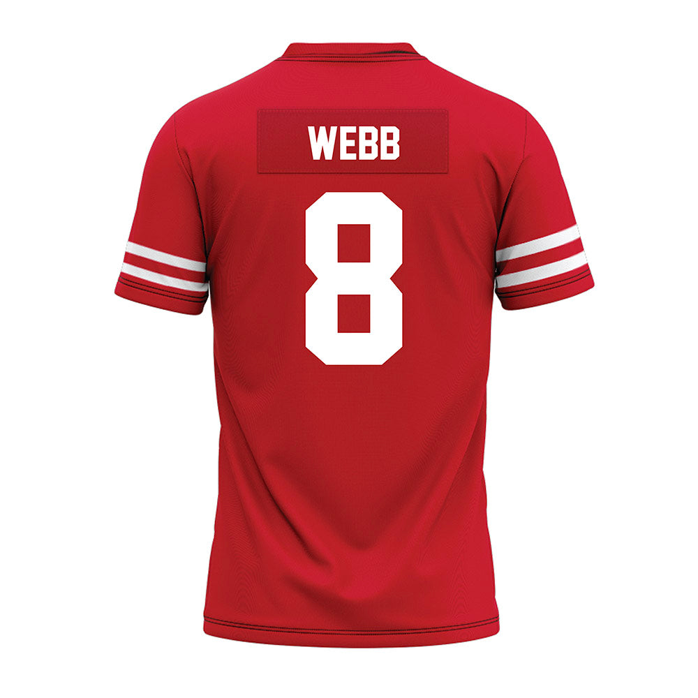 Houston - NCAA Football : Kentrell Webb - Red Premium Football Jersey-1