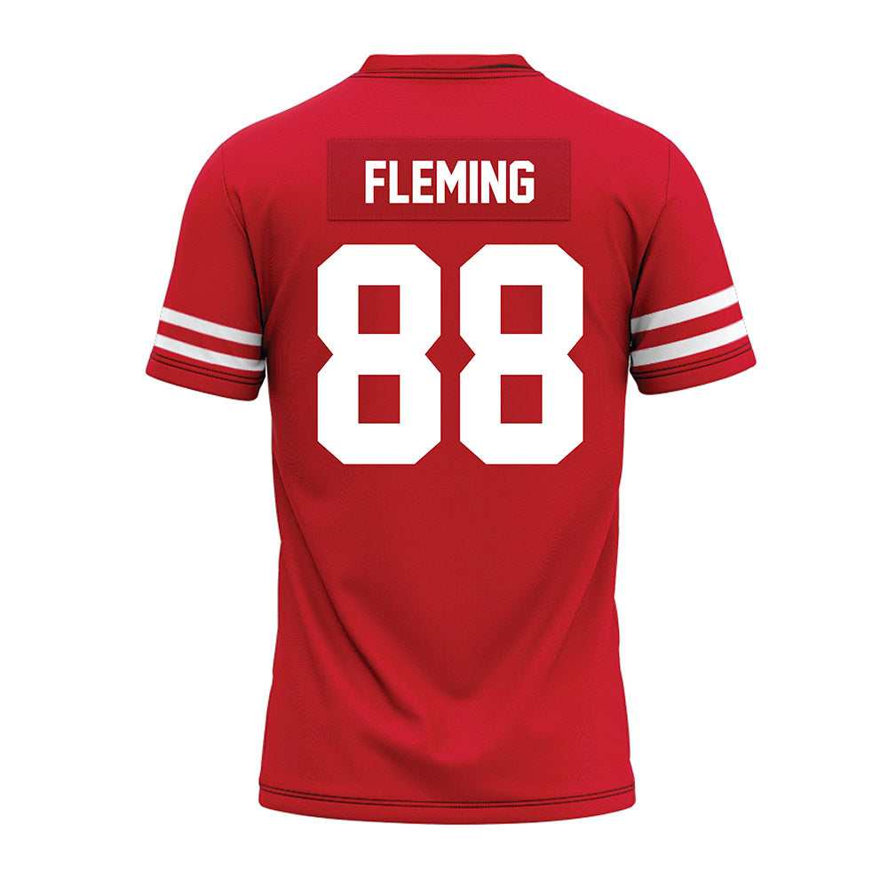 Houston - NCAA Football : Xavier Fleming - Red Premium Football Jersey-1