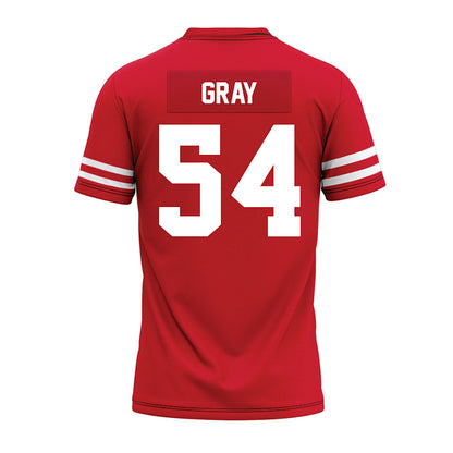 Houston - NCAA Football : Rhett Gray - Red Premium Football Jersey-1
