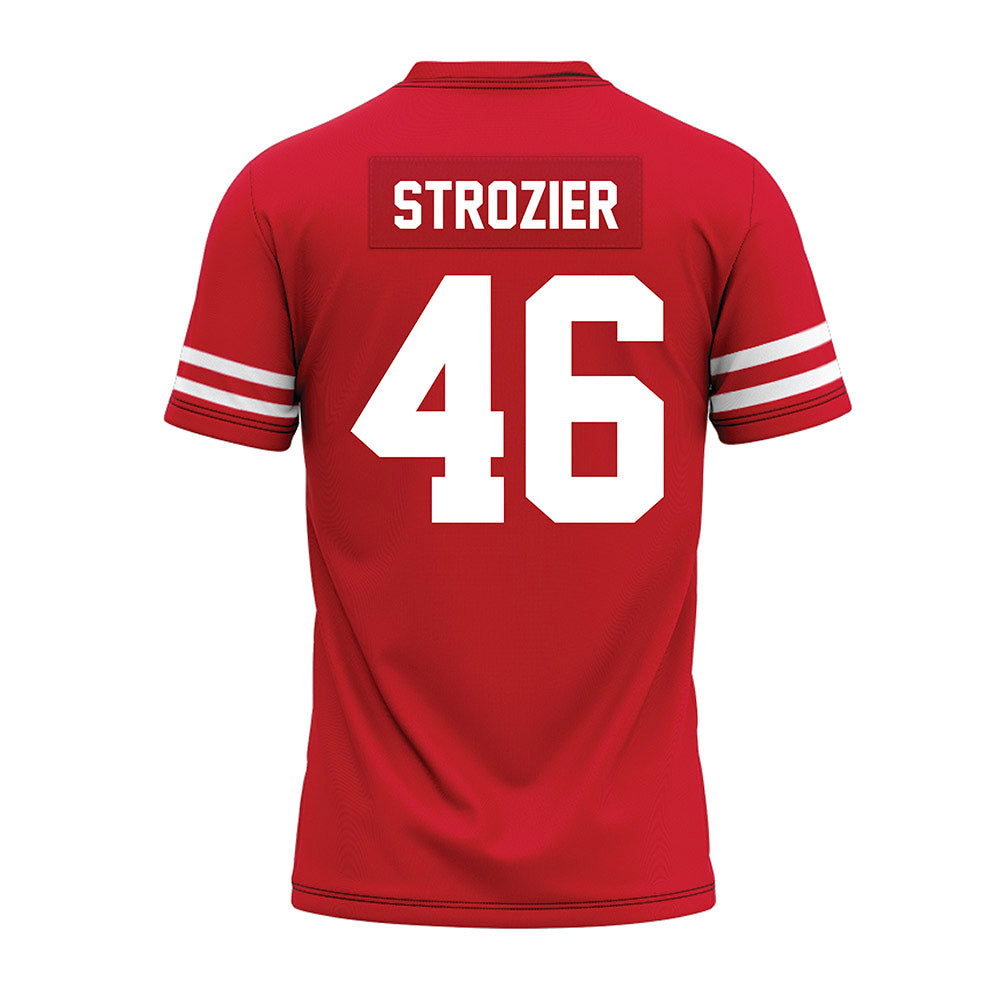 Houston - NCAA Football : Jeffrey Strozier - Red Premium Football Jersey-1