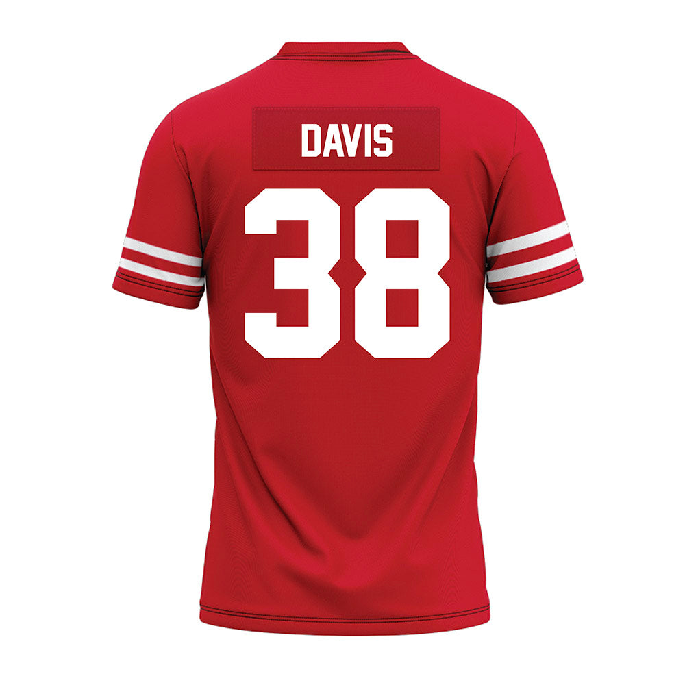 Houston - NCAA Football : Aaron Davis - Red Premium Football Jersey-1