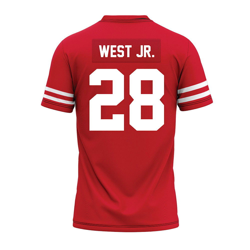 Houston - NCAA Football : Kenzy West Jr. - Red Premium Football Jersey-1