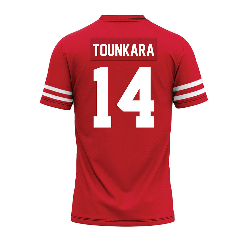 Houston - NCAA Football : Muizz Tounkara - Red Premium Football Jersey-1