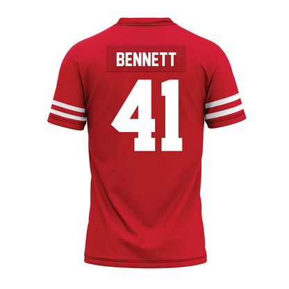 Houston - NCAA Football : Thompson Bennett - Red Premium Football Jersey-1