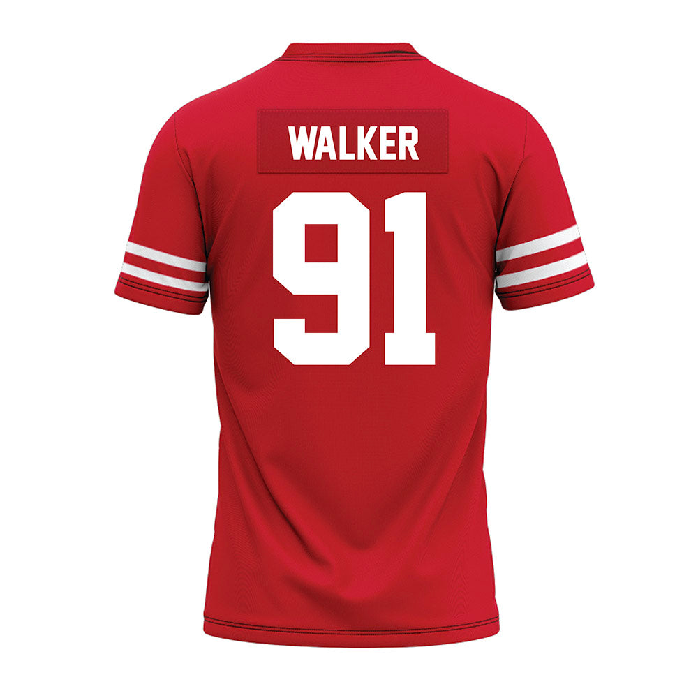 Houston - NCAA Football : Kaleb Walker - Red Premium Football Jersey-1