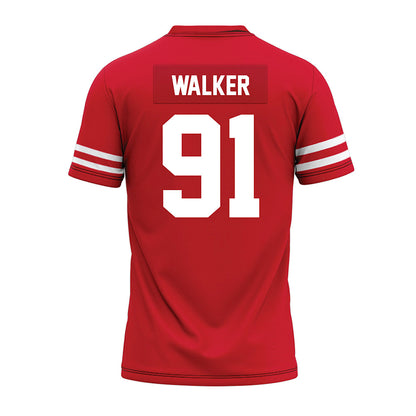 Houston - NCAA Football : Kaleb Walker - Red Premium Football Jersey-1