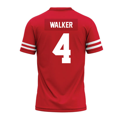 Houston - NCAA Football : Trent Walker - Red Premium Football Jersey-1