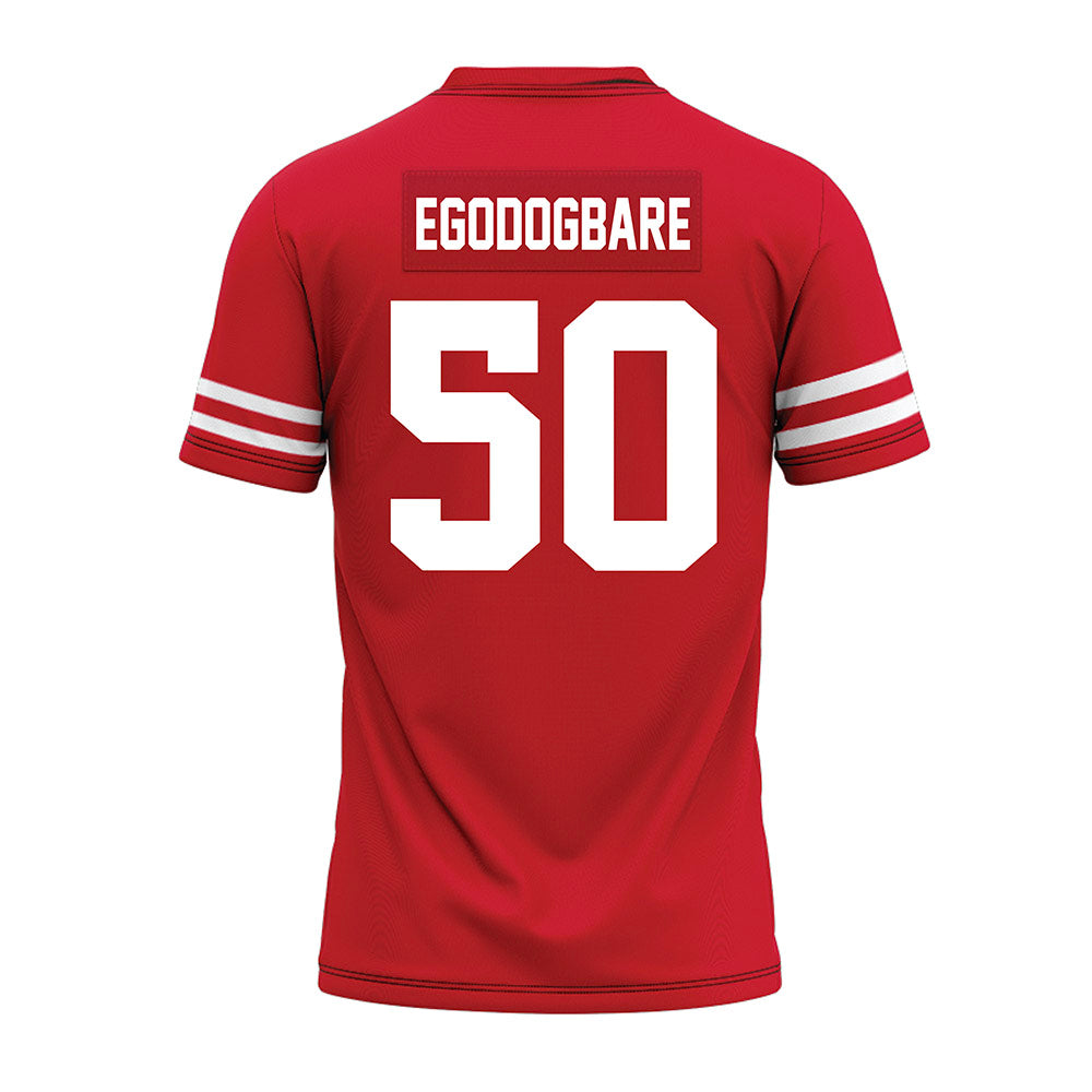 Houston - NCAA Football : Ejiro Egodogbare - Red Premium Football Jersey-1