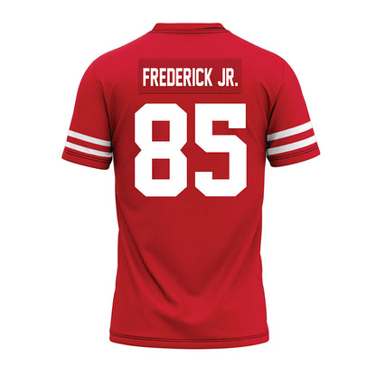 Houston - NCAA Football : Traville Frederick Jr. - Red Premium Football Jersey-1