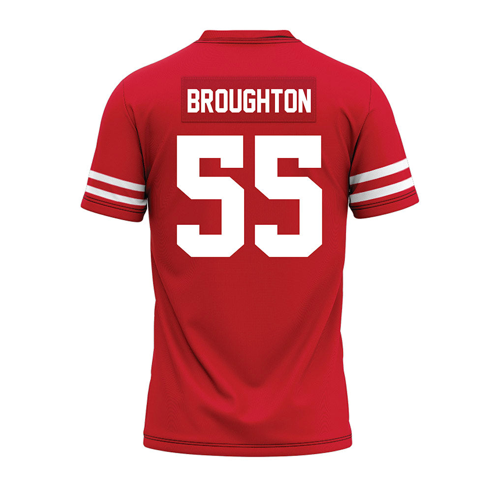 Houston - NCAA Football : Isaiah Broughton - Red Premium Football Jersey-1