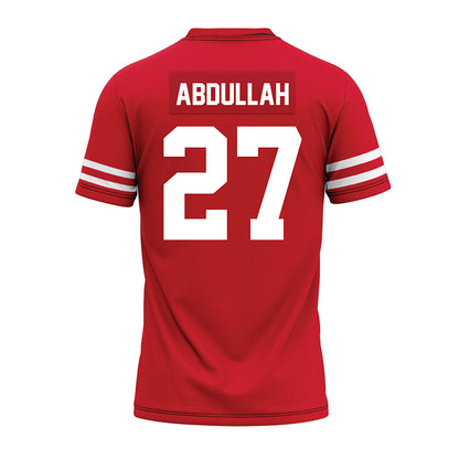 Houston - NCAA Football : Mudassir Abdullah - Red Premium Football Jersey-1