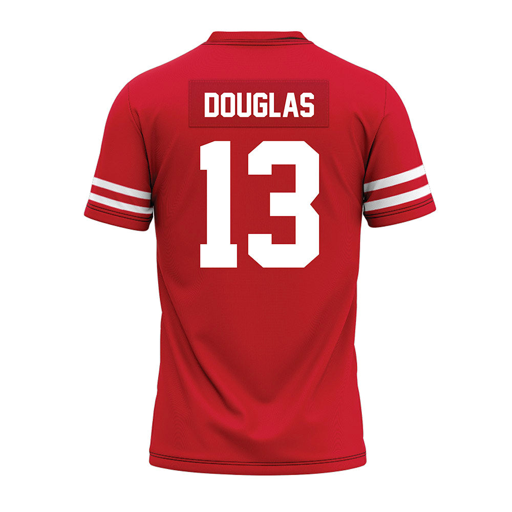 Houston - NCAA Football : CJ Douglas - Red Premium Football Jersey-1