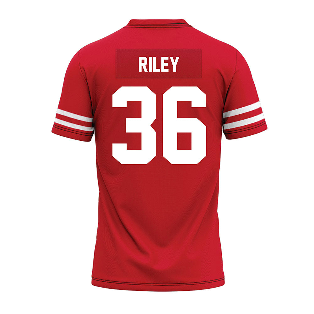 Houston - NCAA Football : Liam Riley - Red Premium Football Jersey-1