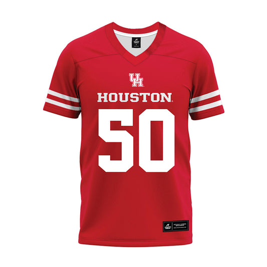 Houston - NCAA Football : Ejiro Egodogbare - Red Premium Football Jersey-0