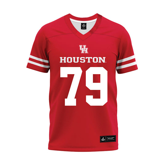 Houston - NCAA Football : Alvin Ebosele - Red Premium Football Jersey-0