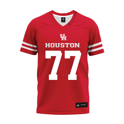 Houston - NCAA Football : Troy Pless - Red Premium Football Jersey-0
