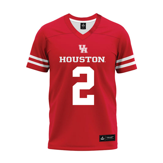 Houston - NCAA Football : Jalen Mayo - Red Premium Football Jersey-0