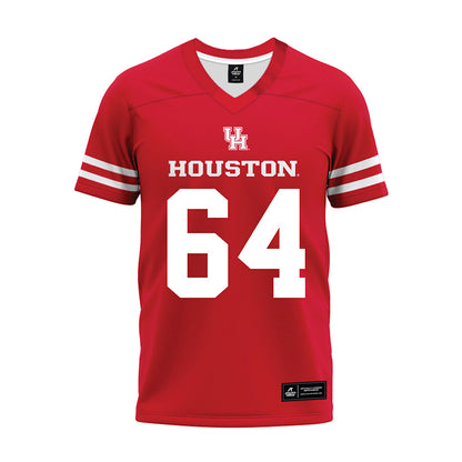 Houston - NCAA Football : Jackson Carson Wentz - Red Premium Football Jersey-0