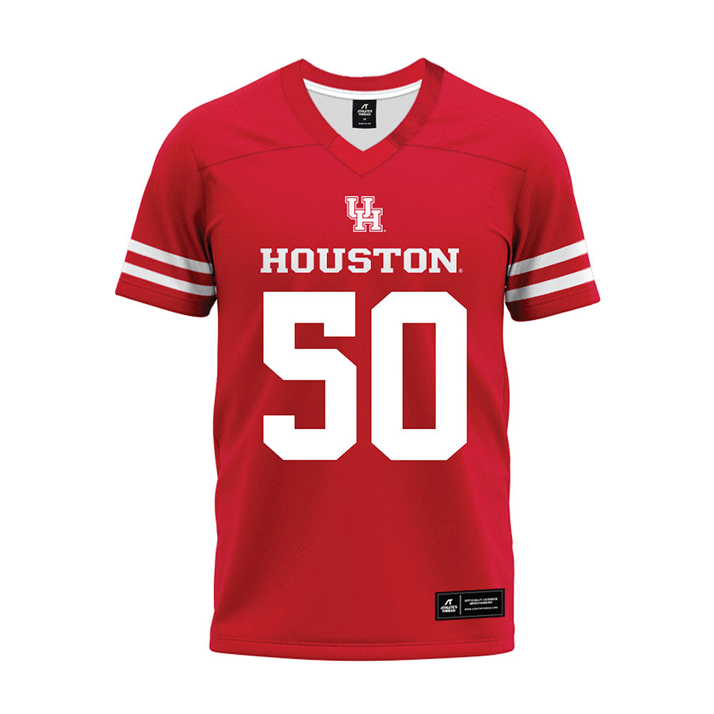 Houston - NCAA Football : Aaron Wolford - Red Premium Football Jersey-0