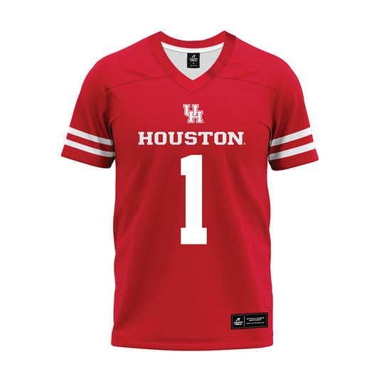 Houston - NCAA Football : Jaden Yates - Red Premium Football Jersey-0