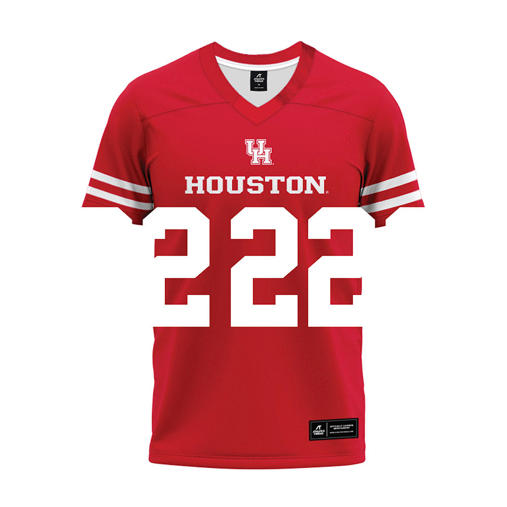 Houston - NCAA Football : Jack Newhouse - Red Premium Football Jersey-0