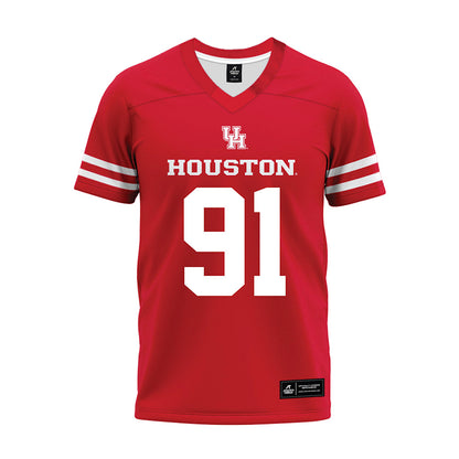 Houston - NCAA Football : Kaleb Walker - Red Premium Football Jersey-0