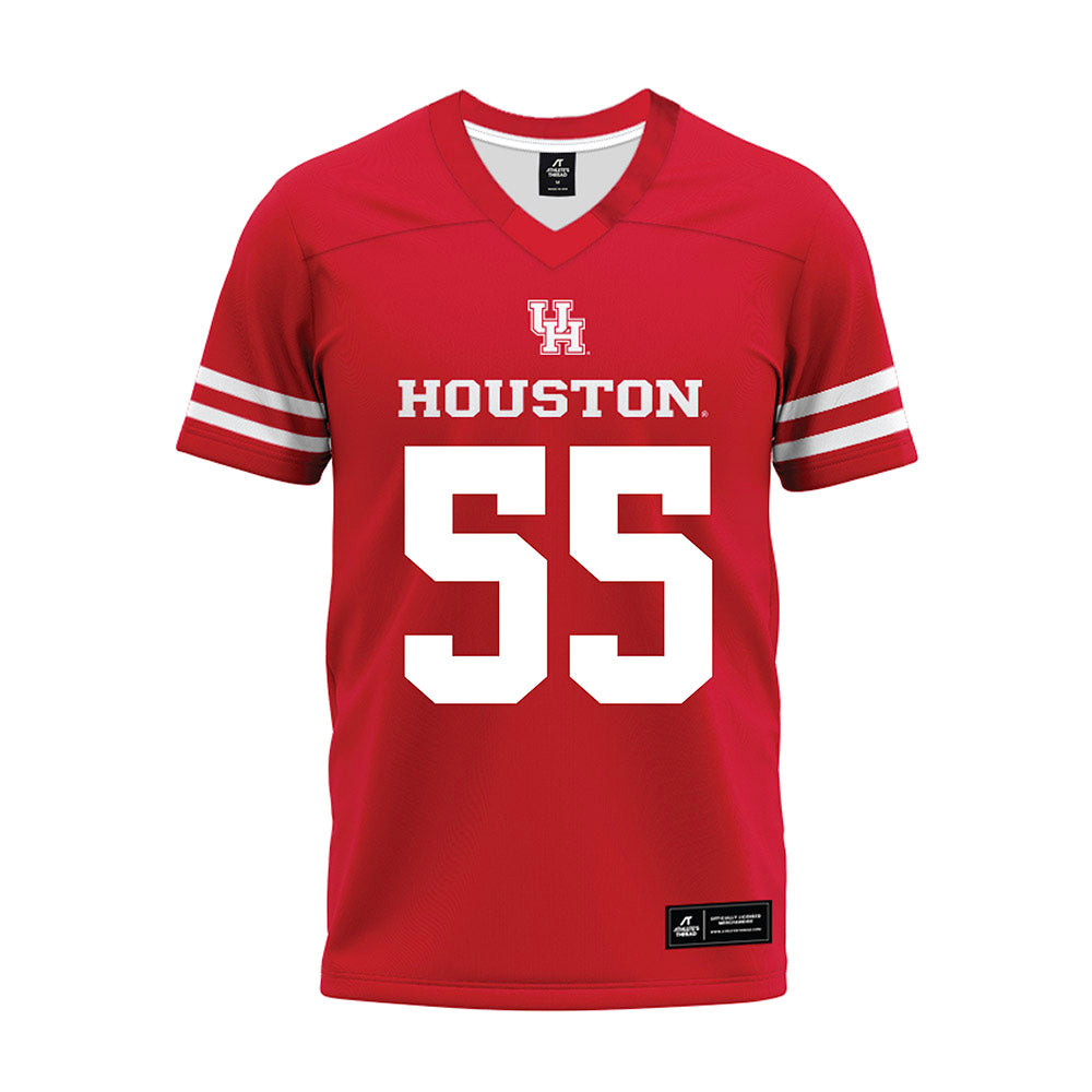 Houston - NCAA Football : Demetris Dean II - Red Premium Football Jersey-0