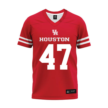 Houston - NCAA Football : Anthony Saragusa - Red Premium Football Jersey-0