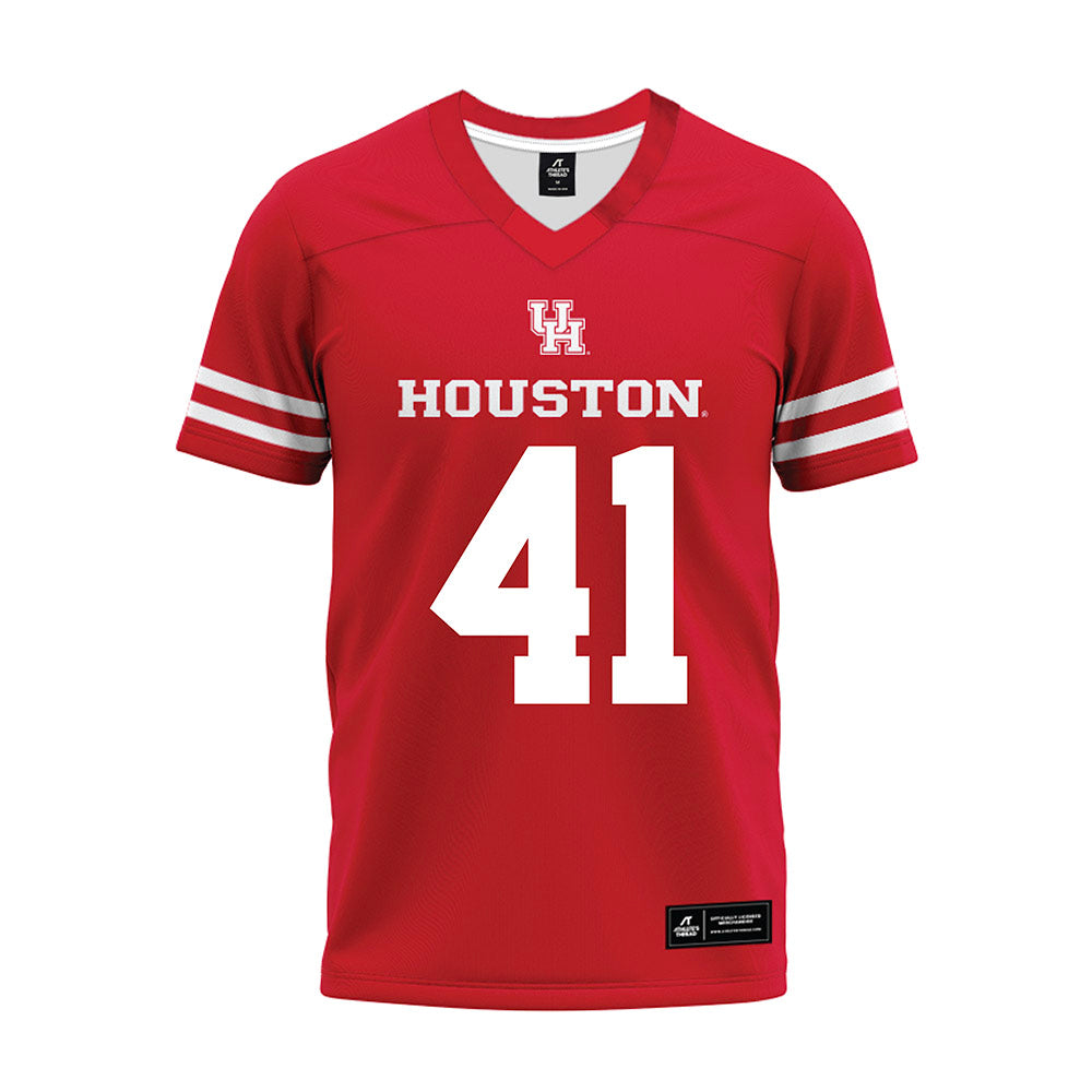 Houston - NCAA Football : Thompson Bennett - Red Premium Football Jersey-0