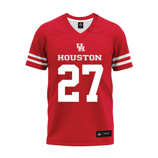 Houston - NCAA Football : Braeden Robinson - Red Premium Football Jersey-0