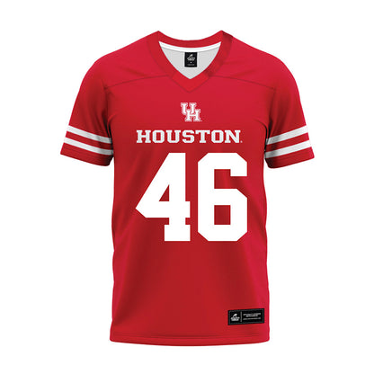 Houston - NCAA Football : Jeffrey Strozier - Red Premium Football Jersey-0