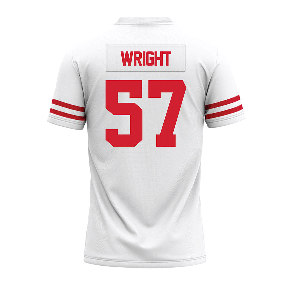 Houston - NCAA Football : Hayden Wright - White Premium Football Jersey-1