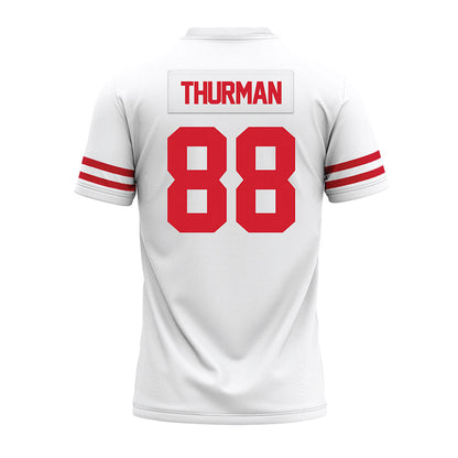 Houston - NCAA Football : Jacory Thurman - White Premium Football Jersey-1
