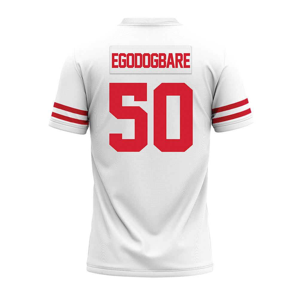Houston - NCAA Football : Ejiro Egodogbare - White Premium Football Jersey-1