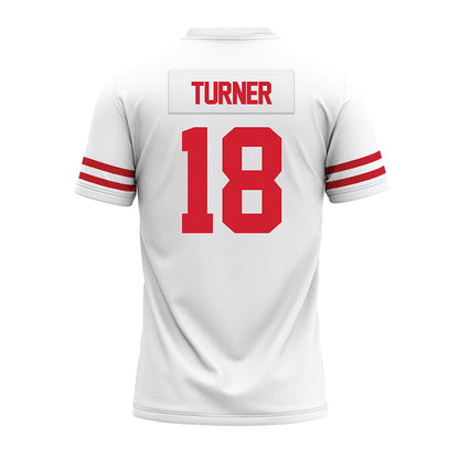 Houston - NCAA Football : Tyson Turner - White Premium Football Jersey-1