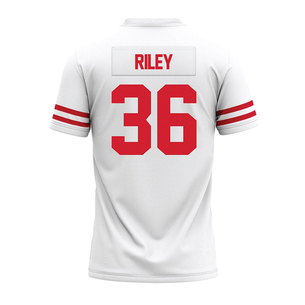 Houston - NCAA Football : Liam Riley - White Premium Football Jersey-1
