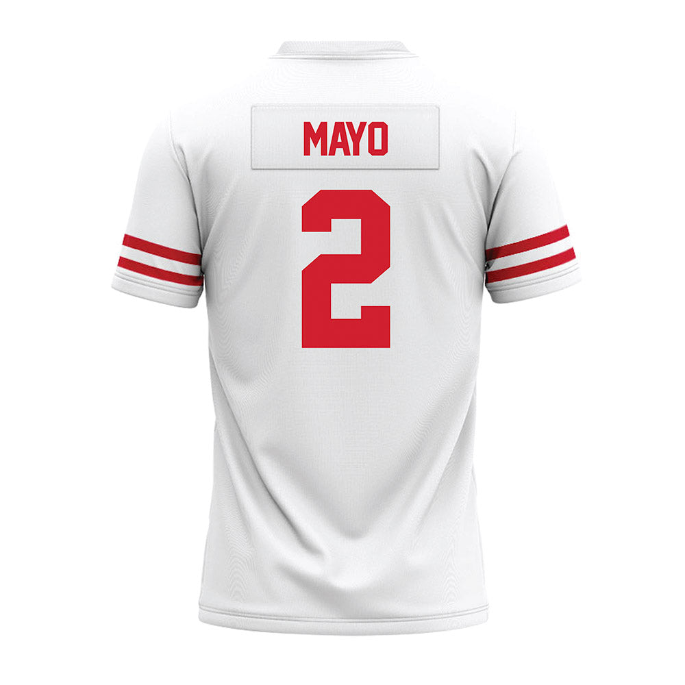 Houston - NCAA Football : Jalen Mayo - White Premium Football Jersey-1