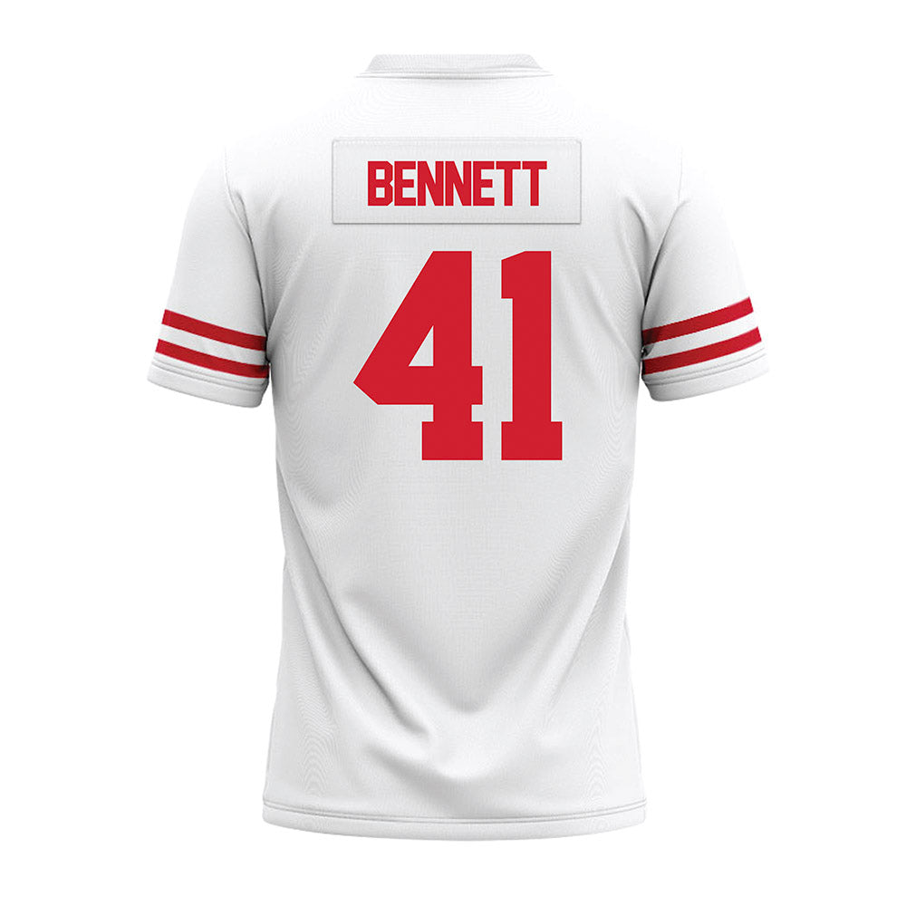 Houston - NCAA Football : Thompson Bennett - White Premium Football Jersey-1