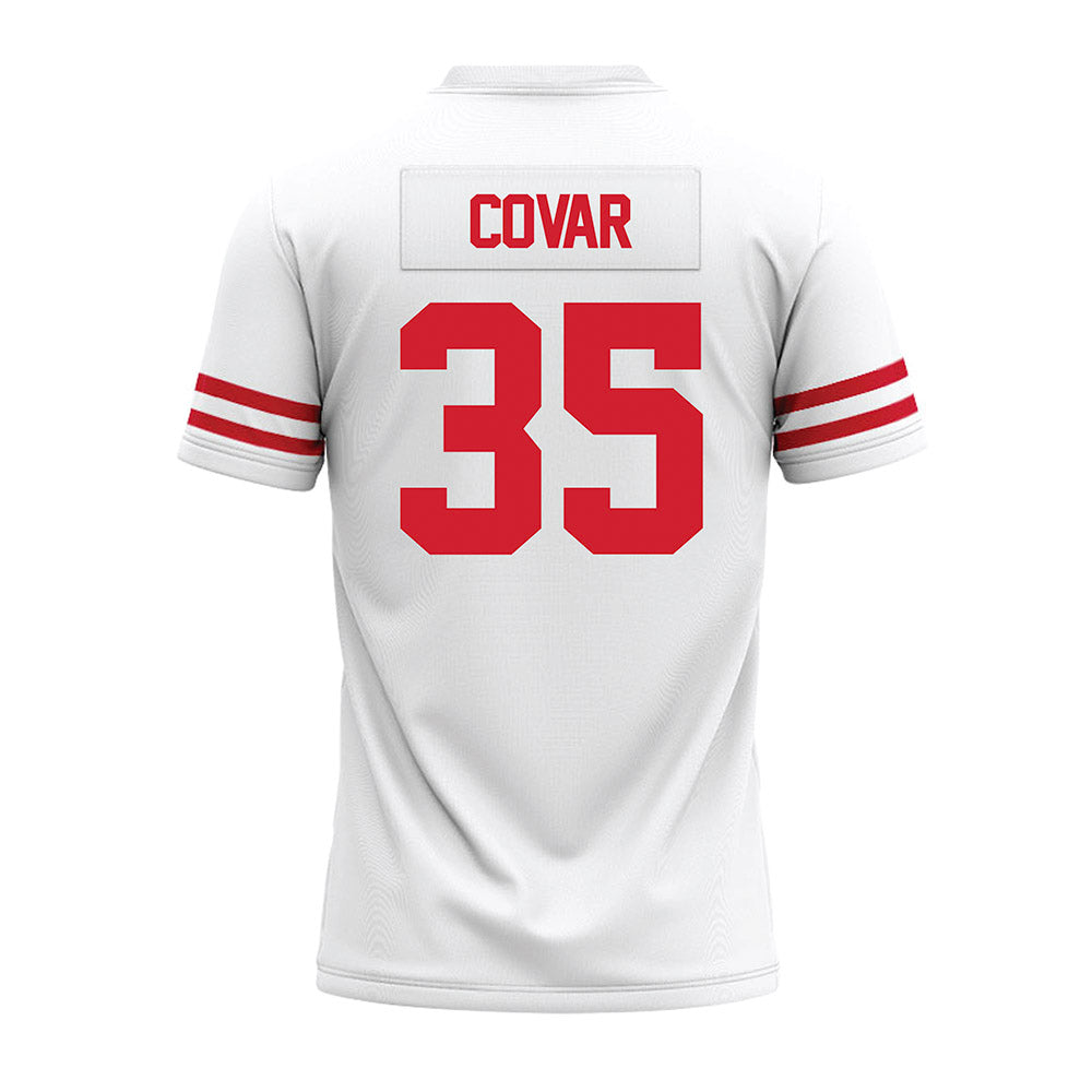 Houston - NCAA Football : Tyler Covar - White Premium Football Jersey-1