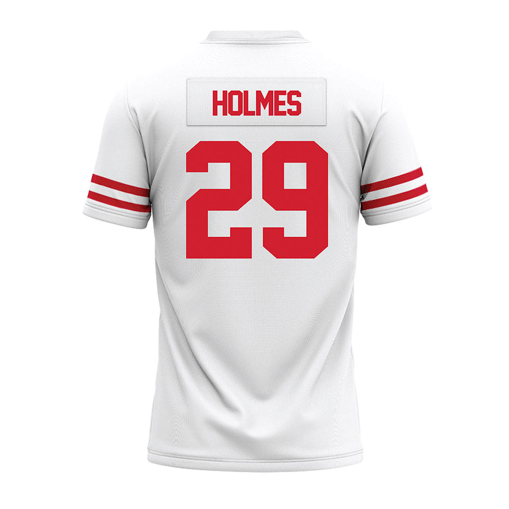 Houston - NCAA Football : Javen Holmes - White Premium Football Jersey-1